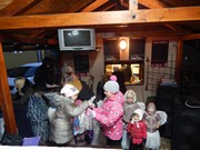 Rozsvícení stromečku v obci Vlkava